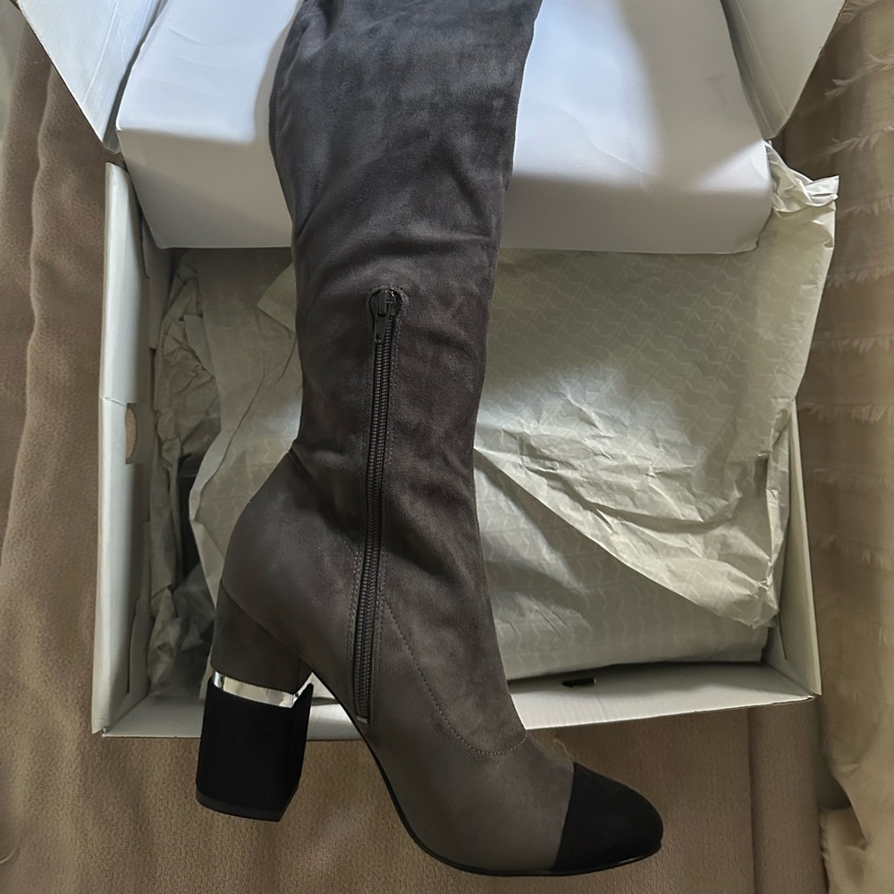 Marx Fished LTD Over the Knee Suede Boot